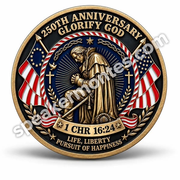 America 250 – George Washington Faith & Freedom Coin — 2"